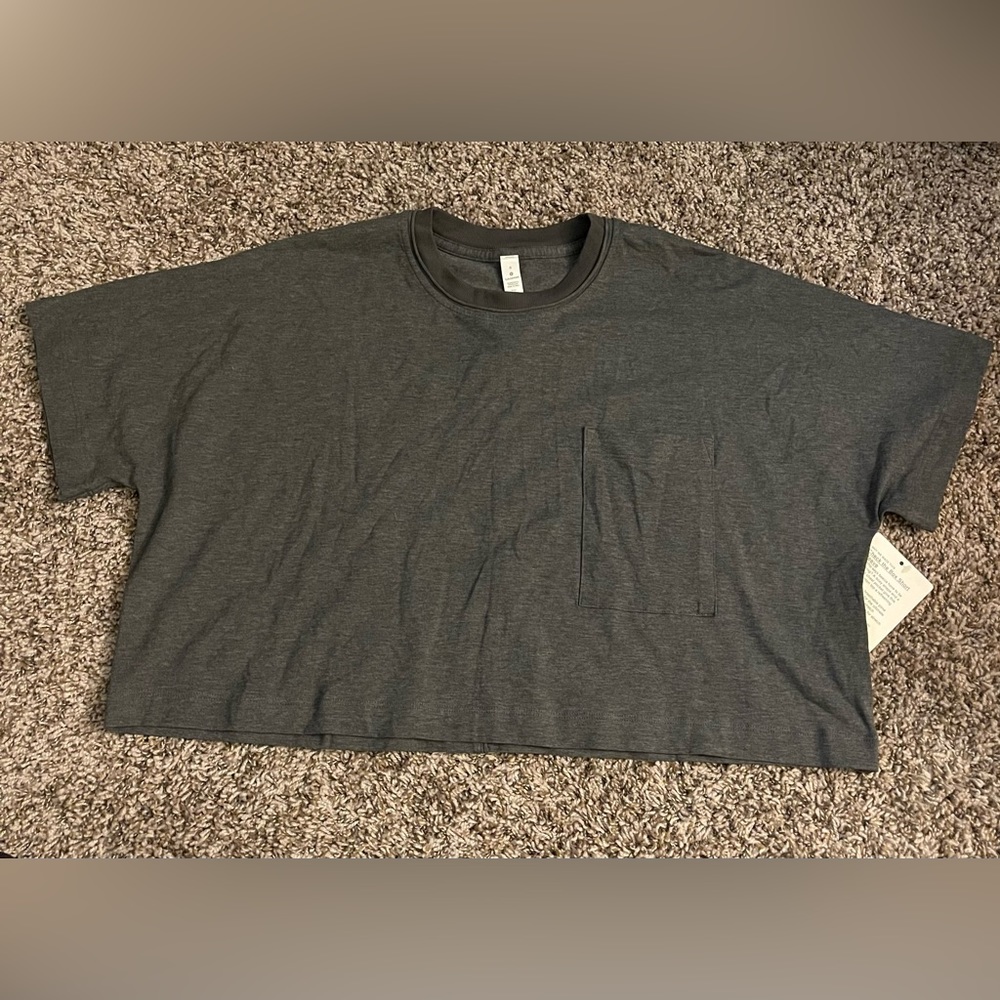 Lululemon Check the Box Short Sleeve crop top